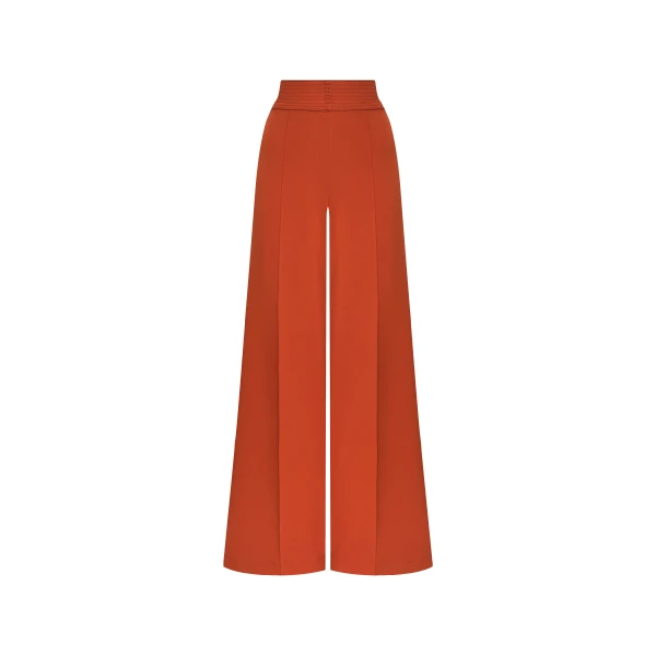 Andres Otalora luxury designer Pant with bold silhouette in linen