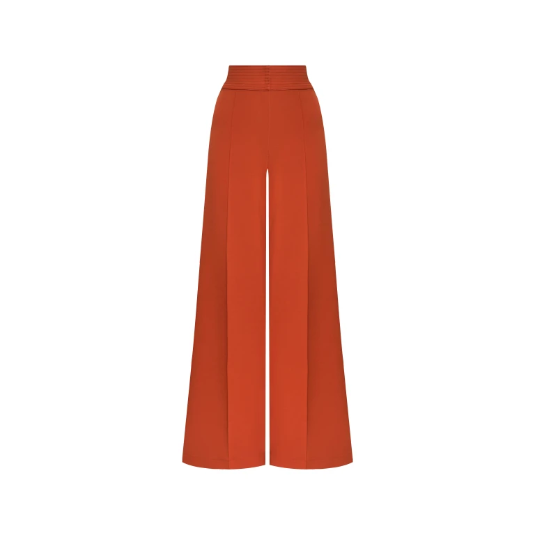 Andres Otalora luxury designer Pant with bold silhouette in linen
