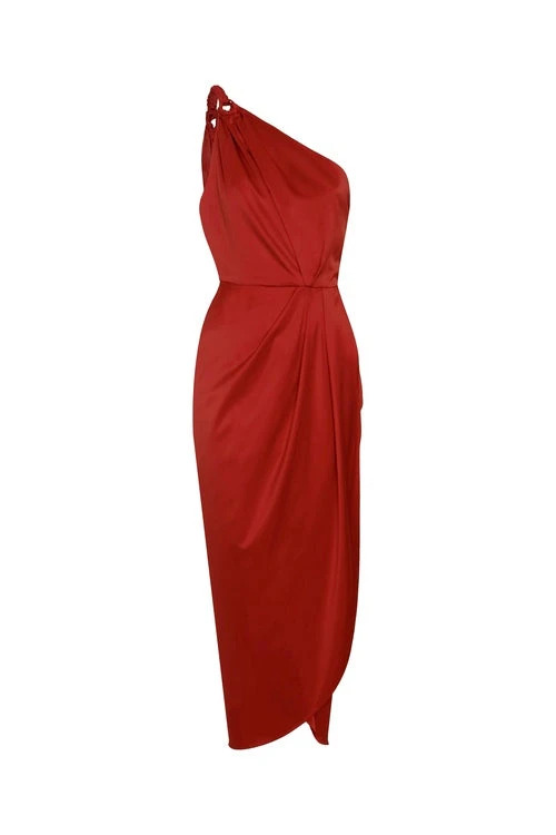 Andres Otalora Colombian Designer Dress - Luxury Womenswear Andres Otalora luxury designer Dress with bold silhouette in linen