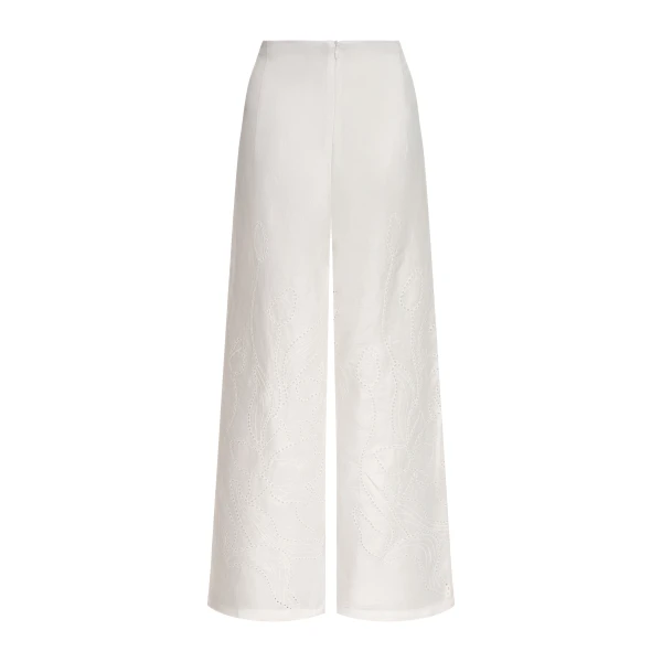 Andres Otalora luxury designer Pant with bold silhouette in linen