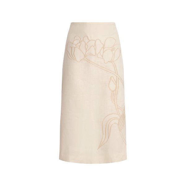 Andres Otalora luxury designer Skit with bold silhouette in linen