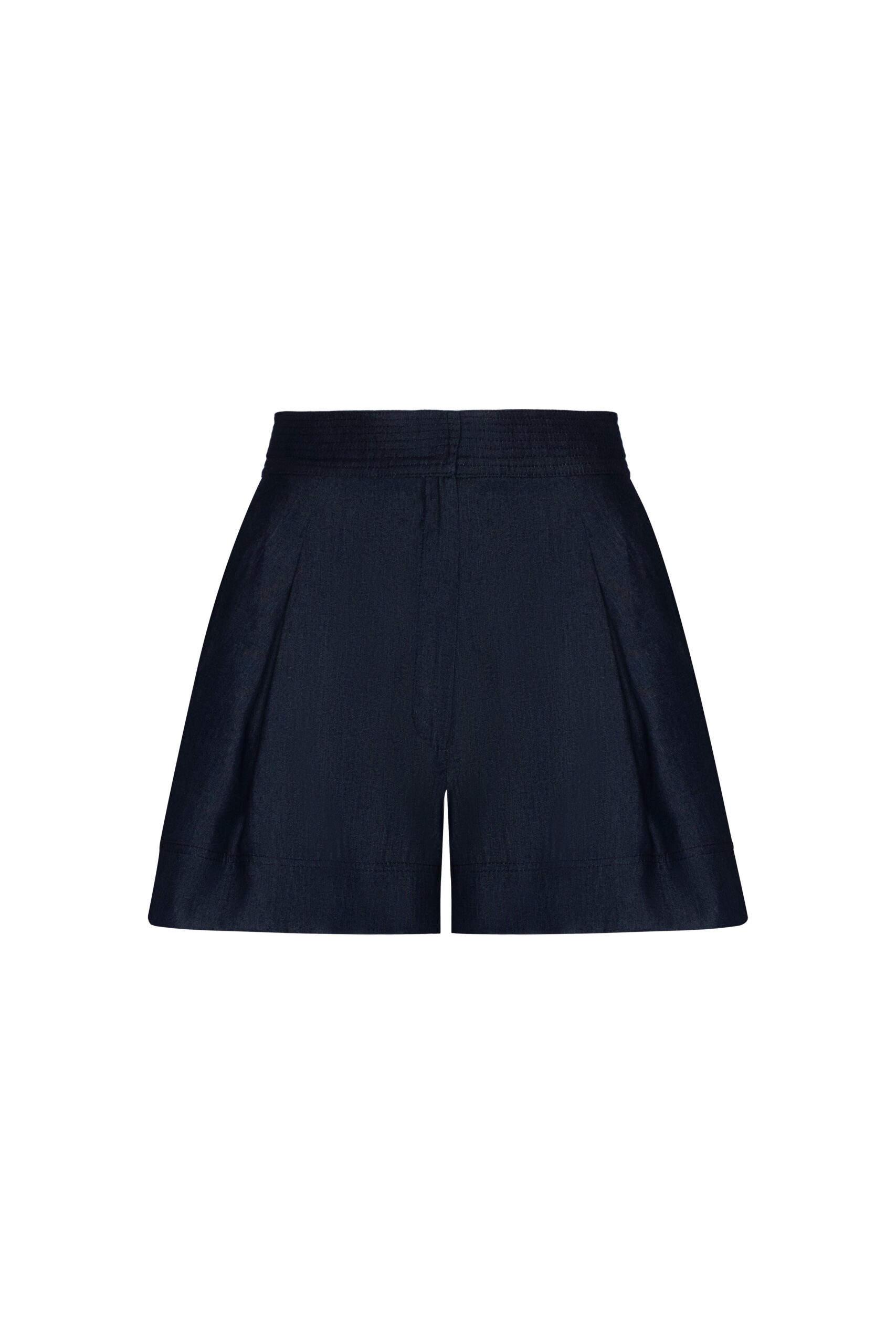 Andres Otalora Colombian Designer Short - Luxury Womenswear Andres Otalora luxury designer Short with bold silhouette in linen