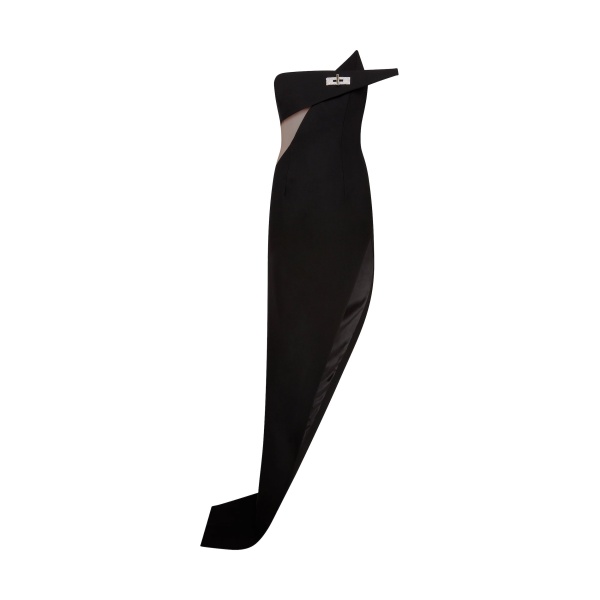 David Koma Asymmetric Cut Out Gown
