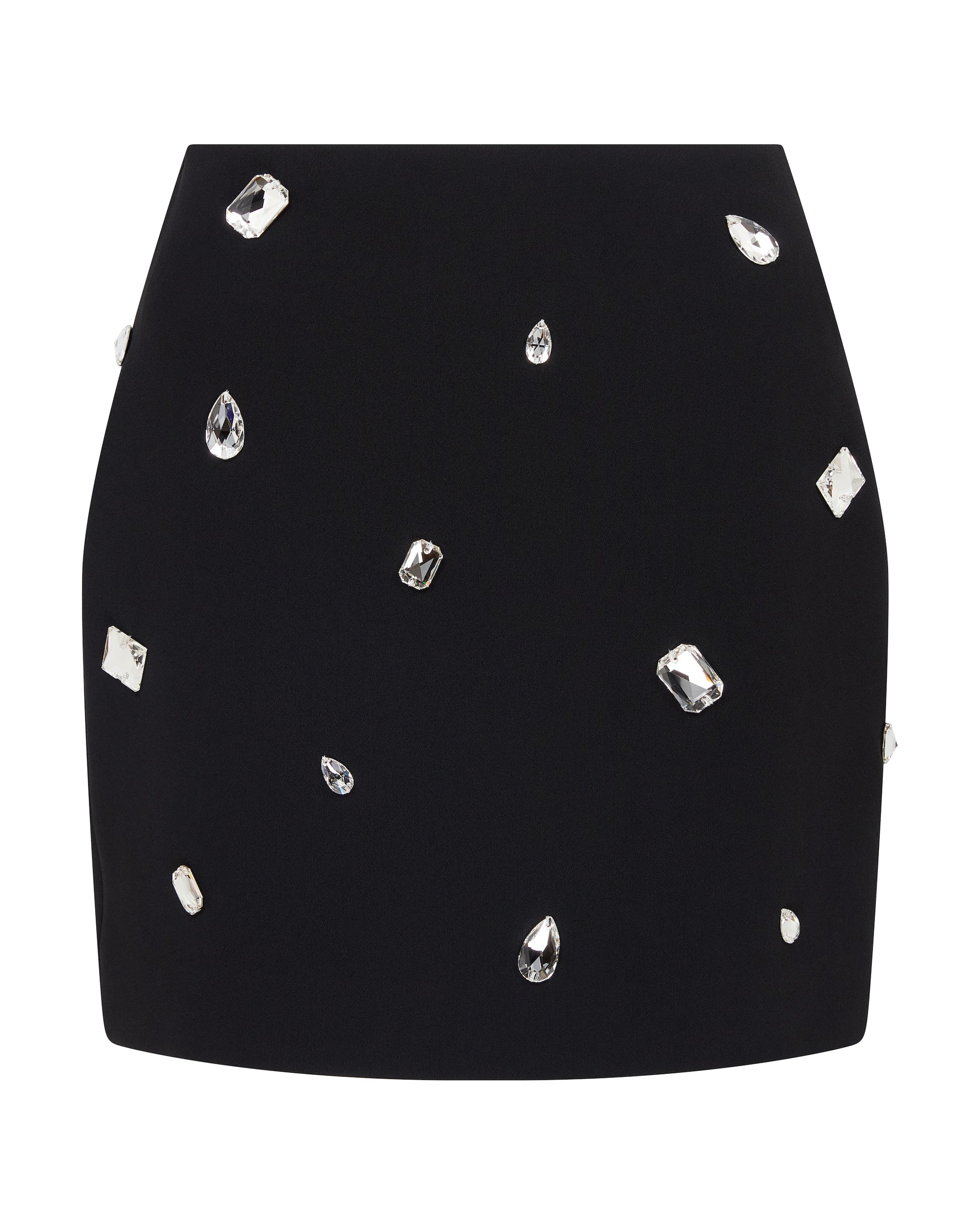 David Koma Crystal Embroidered Mini Skirt