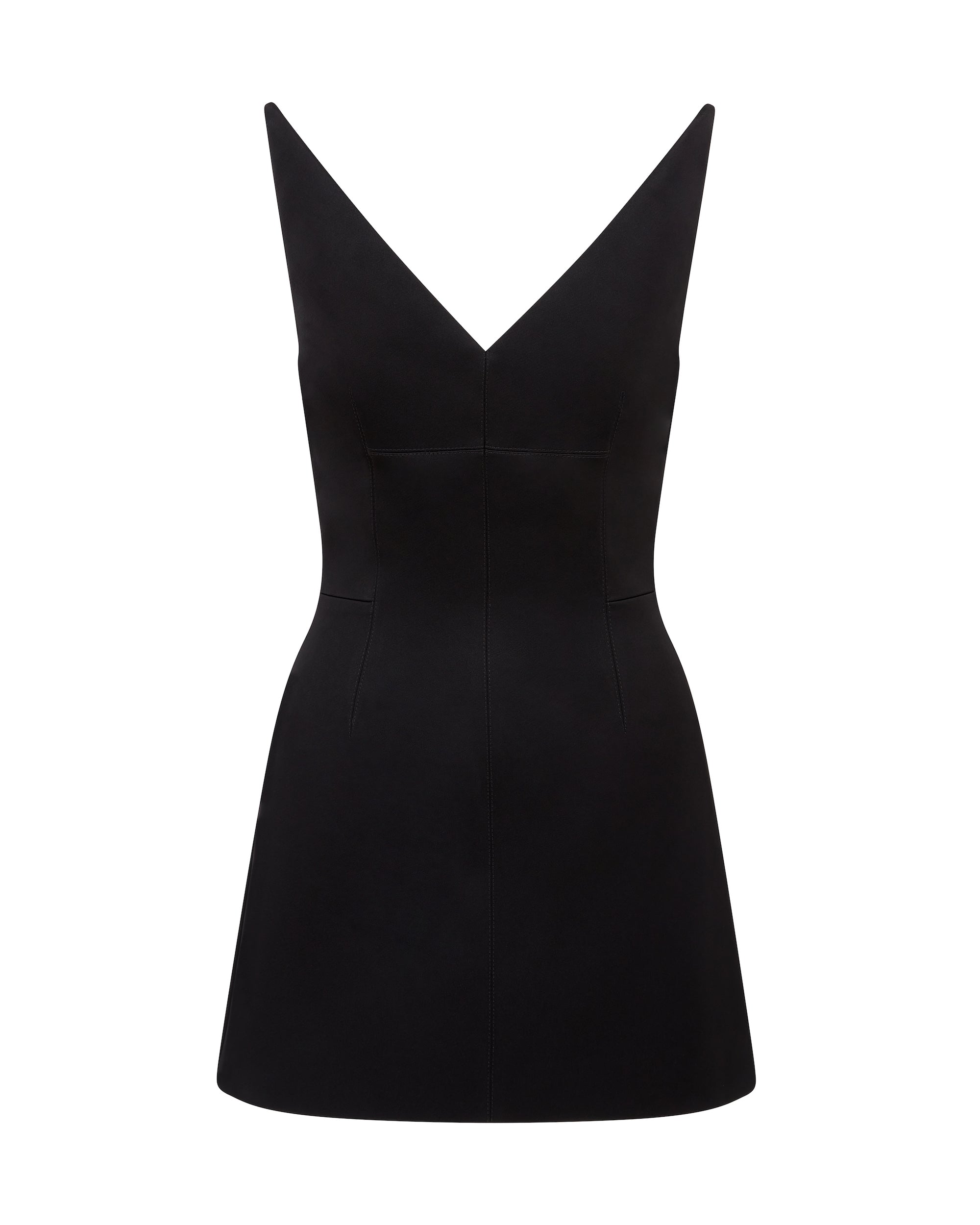 David Koma Structured V Neck Mini Dress
