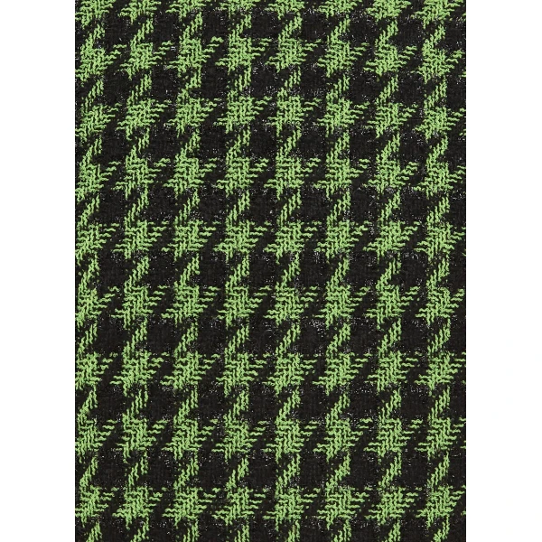 Cropped silhouette - Tweed Sleeve Top - Houndstooth from Luxury Shoes 