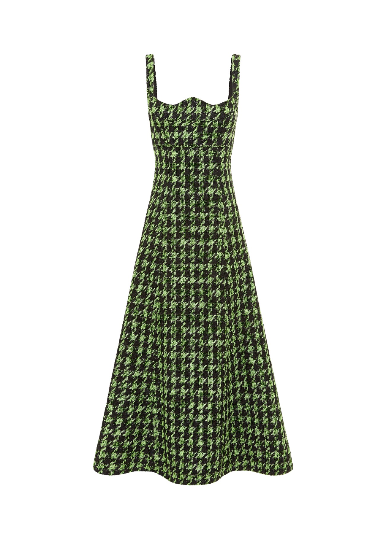 Leo Lin Odette Tweed Midi Dress – Houndstooth