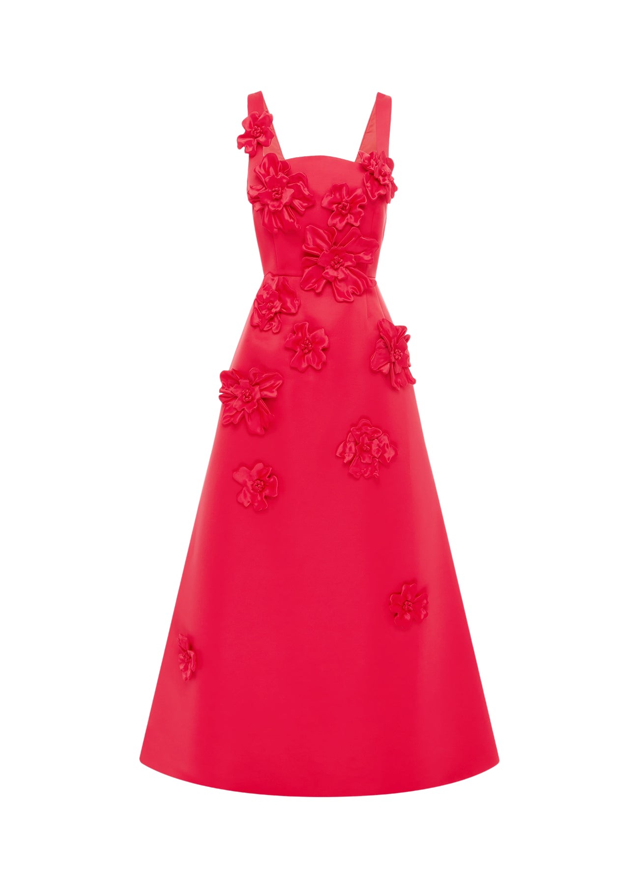 Leo Lin Rianne Floral Appliqué Maxi Dress – Rosa