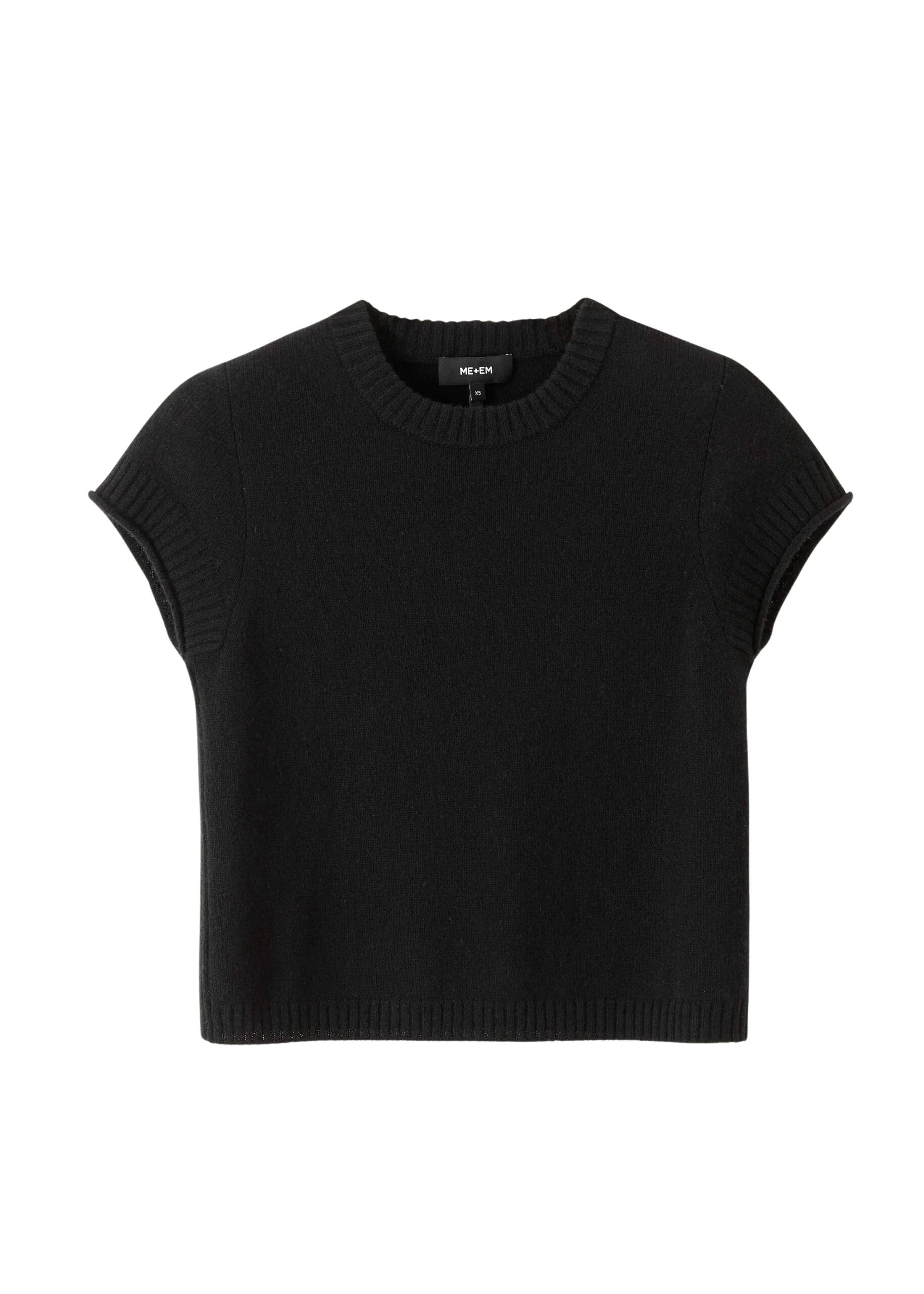 Me-and-Em-Cashmere-Shrunken-Baby-Tee-Cashmere-scaled49694_nobg Me and Em Tops luxury Clothing from Luxury Handbags Marketplace