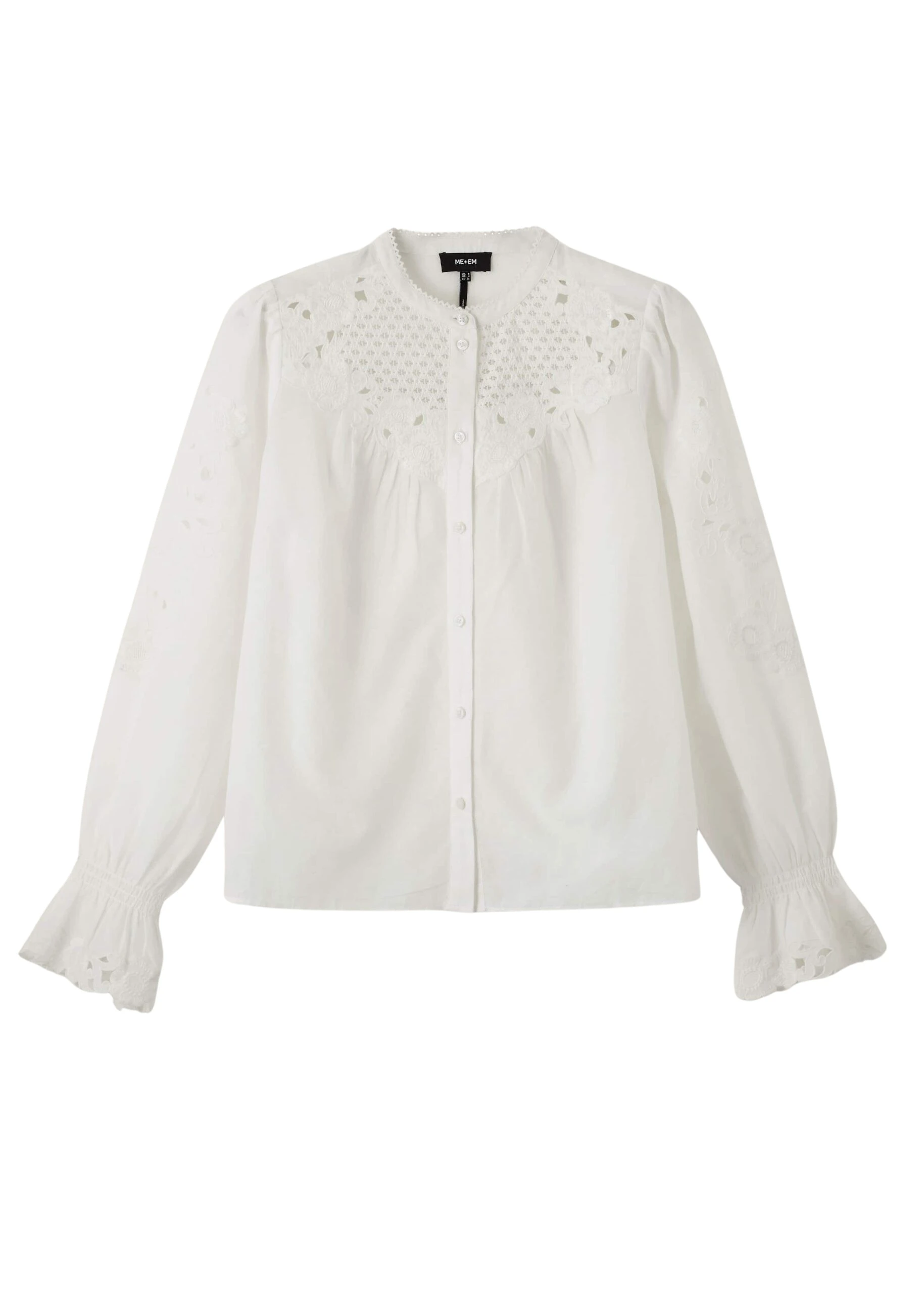Me-and-Em-Cotton-Voile-Floral-Embroidery-Blouse-Cotton-Voile-scaled50964_nobg Me and Em Tops luxury Clothing from Luxury Handbags Marketplace
