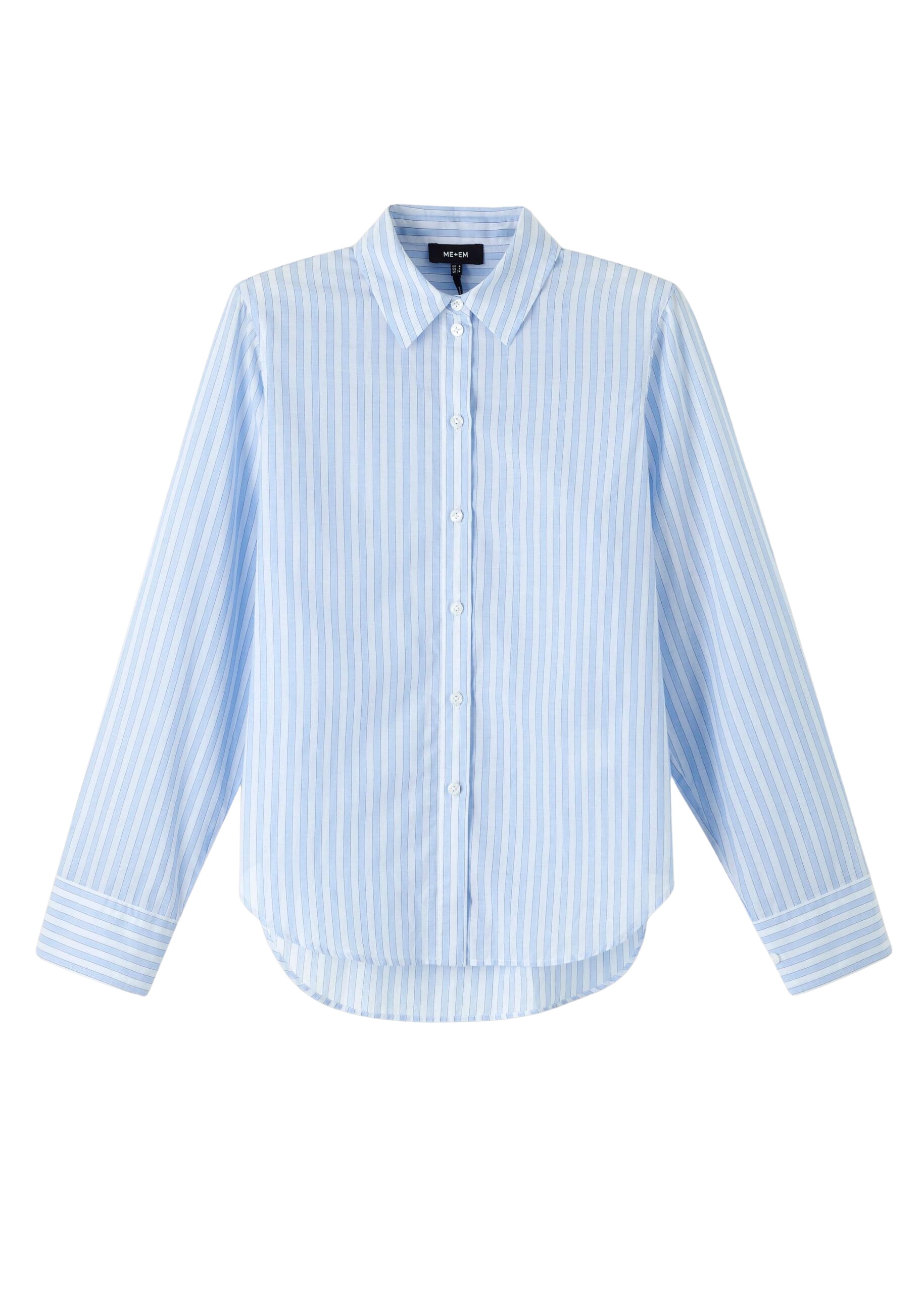 Me and Em Cotton Voile Relaxed Forever Stripe Shirt
Cotton Voile Shirting Top