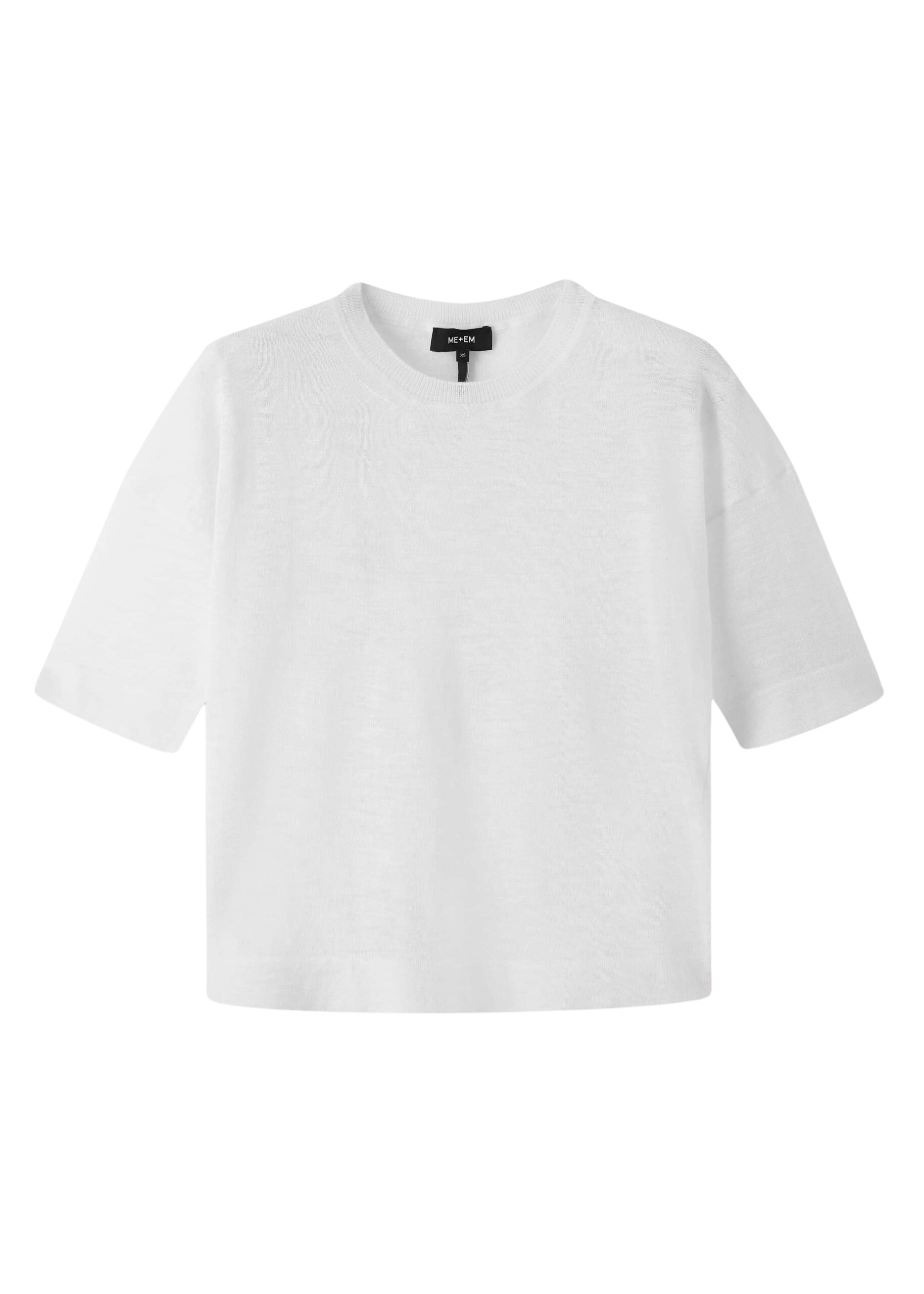 Me and Em Linen Blend Knit Tee
Linen-Blend Slub Knit