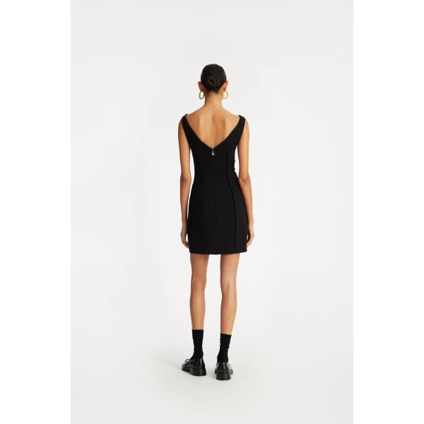 Rotate Black from  Luxury Handbags – bold silhouette in vibrant color