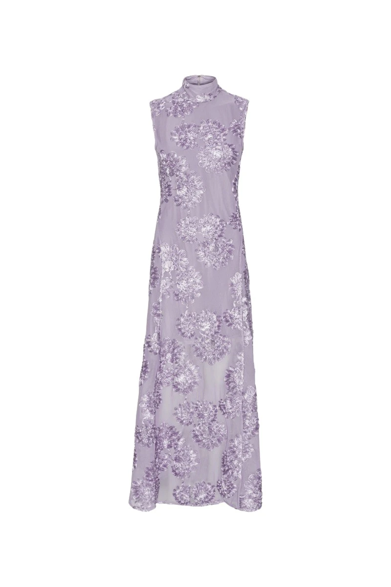 Rotate-Birger-Christensen-Flower-Mesh-Maxi-Dress-Purple-dress-coveti-2025-841880_nobg Rotate Purple Dress luxury Clothing from Luxury Handbags Marketplace