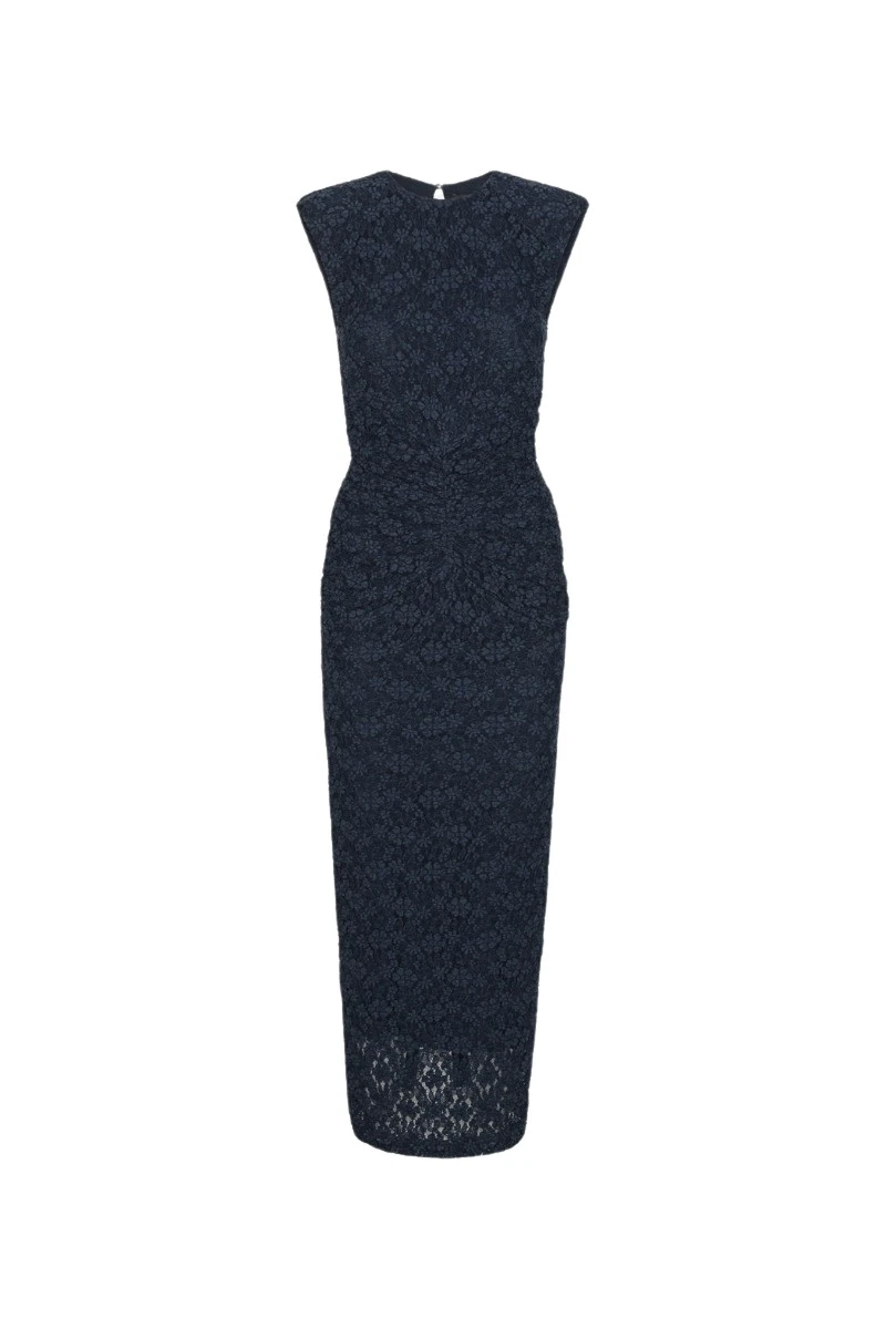 Rotate-Birger-Christensen-Lace-Long-Midi-Dress-Dark-Blue-dress-coveti-2025-828667_nobg Rotate Blue Dress luxury Clothing from Luxury Handbags Marketplace