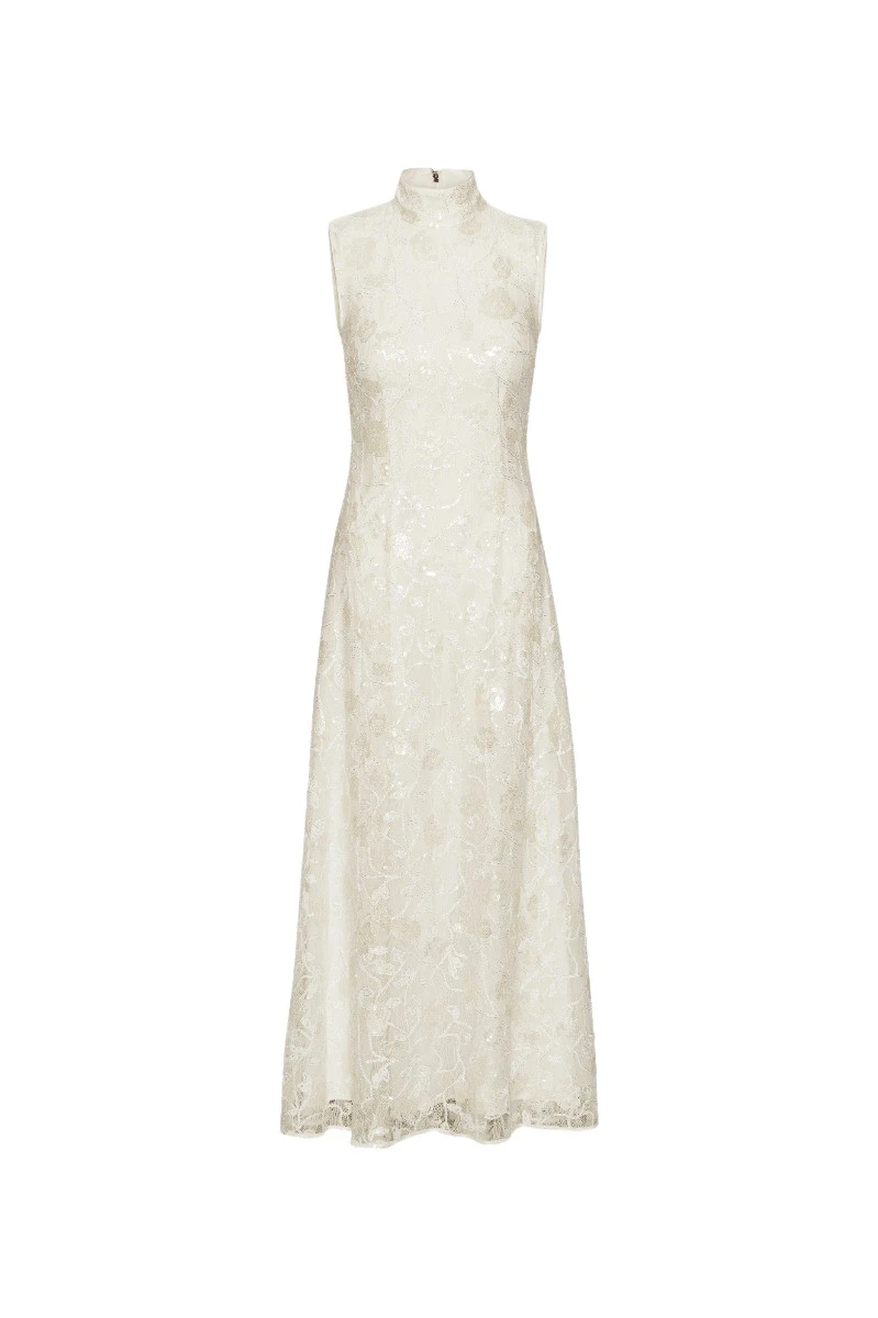 Rotate-Birger-Christensen-Lace-Sequin-Maxi-Dress-Creme-White-dress-coveti-2025-863170_nobg Rotate White Dress luxury Clothing from Luxury Handbags Marketplace