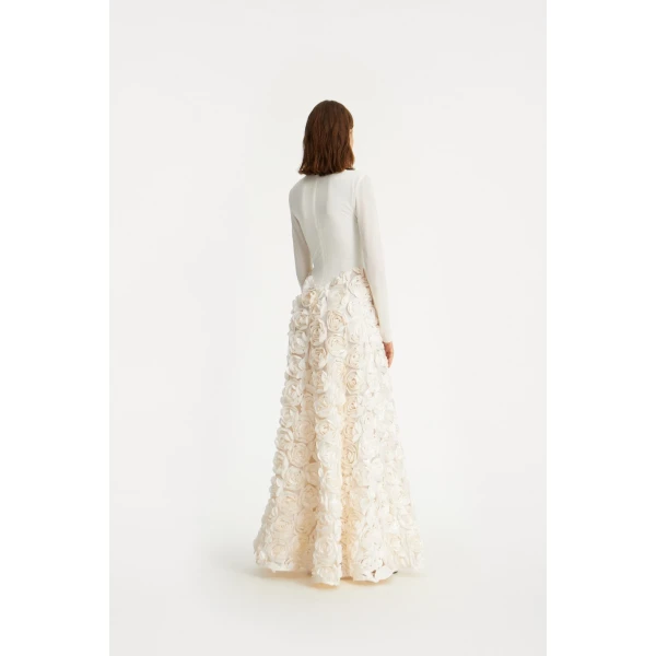 Rotate White from  Luxury Handbags – bold silhouette in vibrant color