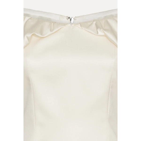 Rotate White from  Luxury Handbags – bold silhouette in vibrant color