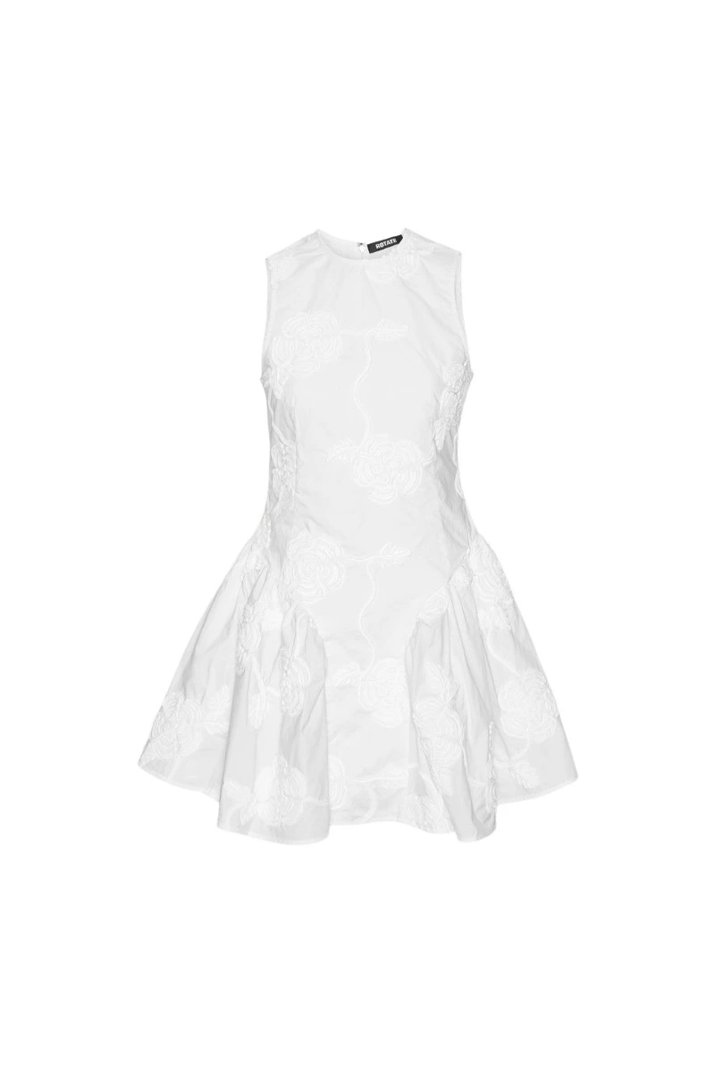 Rotate-Birger-Christensen-Poplin-Mini-Dress-Bright-White-dress-coveti-2025-871803_nobg Rotate White Dress luxury Clothing from Luxury Handbags Marketplace