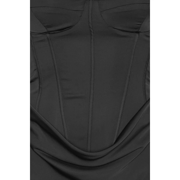 Rotate Black from  Luxury Handbags – bold silhouette in vibrant color
