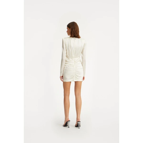 Rotate White from  Luxury Handbags – bold silhouette in vibrant color