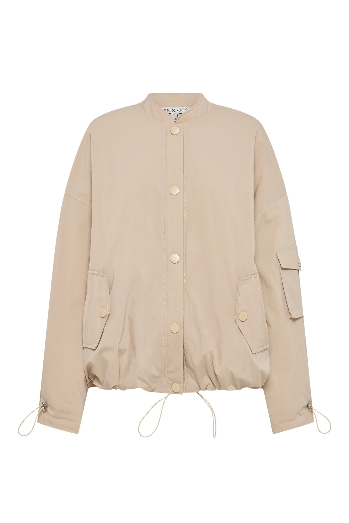 Shona Joy Campbell Bomber Jacket – Oat Milk
