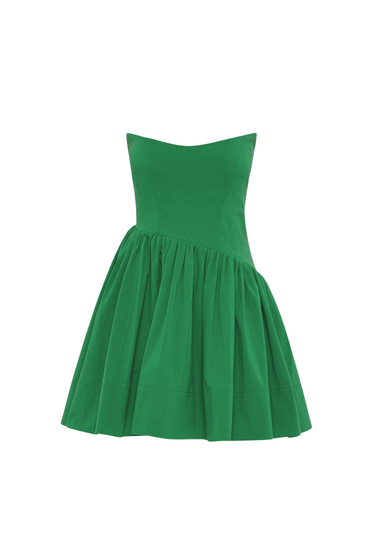 Shona Joy Campbell Strapless Mini Dress – Abundant Green