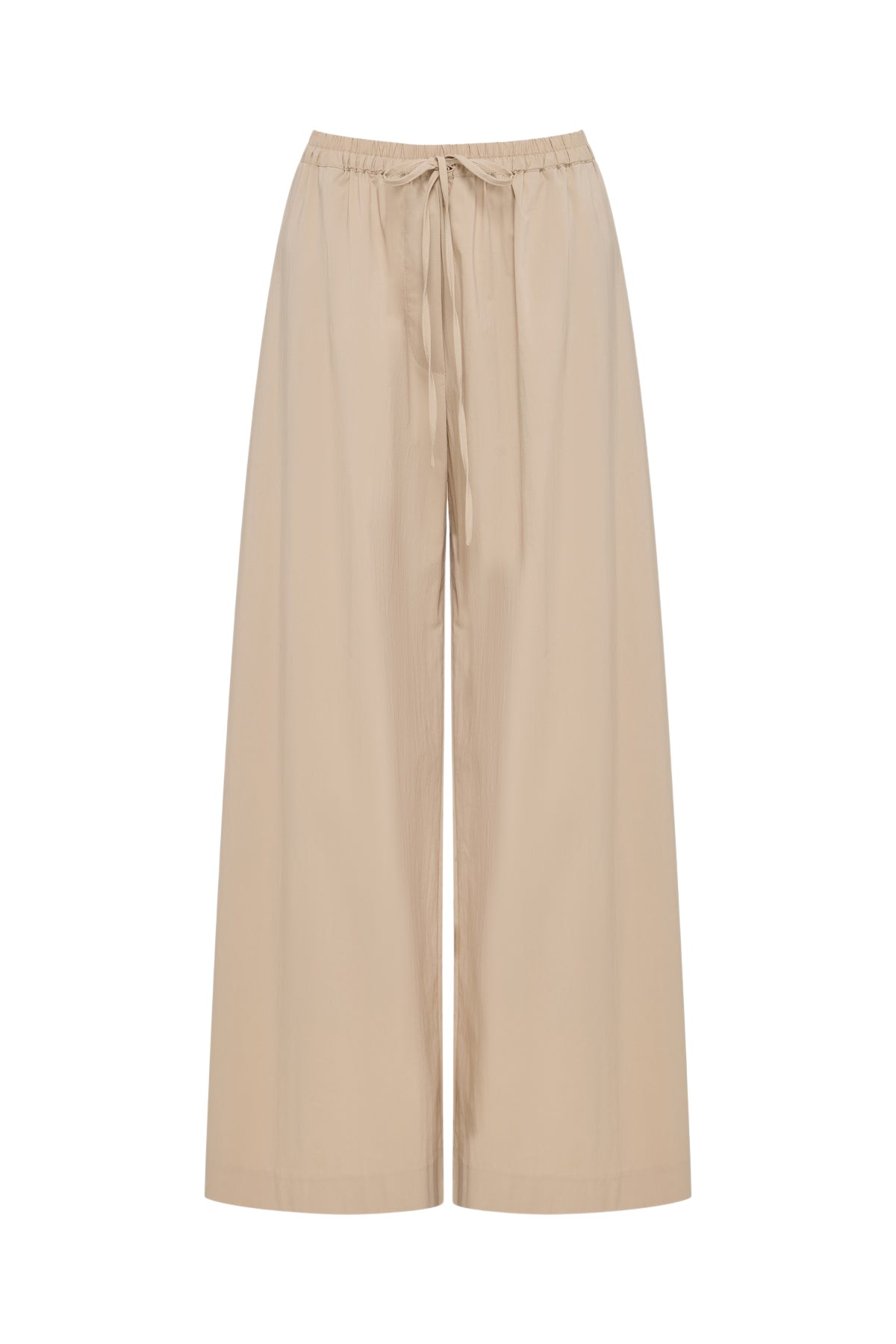 Shona Joy Campbell Wide Leg Pant – Oat Milk