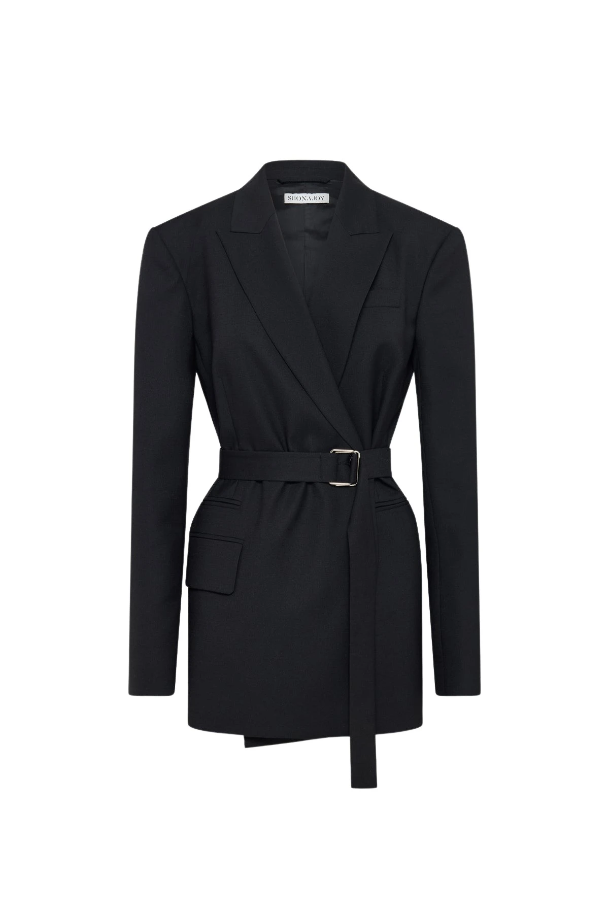 Shona-Joy-Castro-Belted-Blazer-Black-2025-coveti80797_nobg Shona Joy Black Jackets luxury Clothing from Luxury Handbags Marketplace