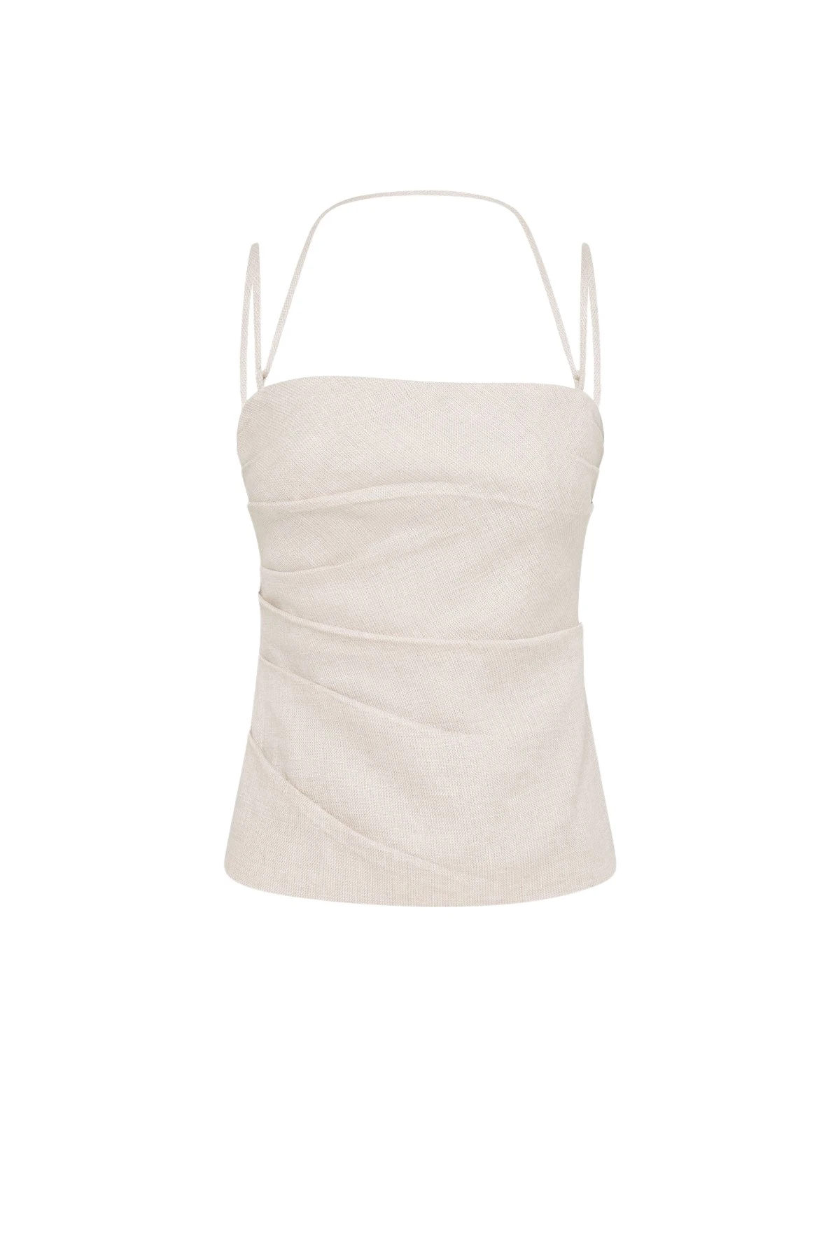 Shona-Joy-Elliot-Double-Strap-Draped-Top-Parchment-2025-coveti83174_nobg Shona Joy Ivory Tops luxury Clothing from Luxury Handbags Marketplace