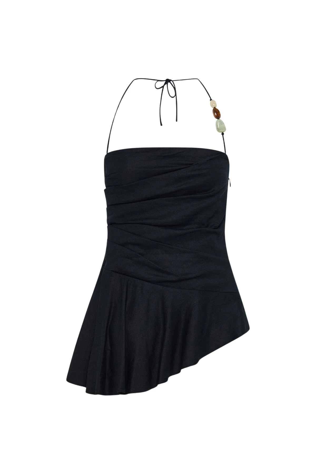 Shona-Joy-Kasbah-Draped-Halter-Top-Black-2025-coveti94759_nobg Shona Joy Black Tops luxury Clothing from Luxury Handbags Marketplace