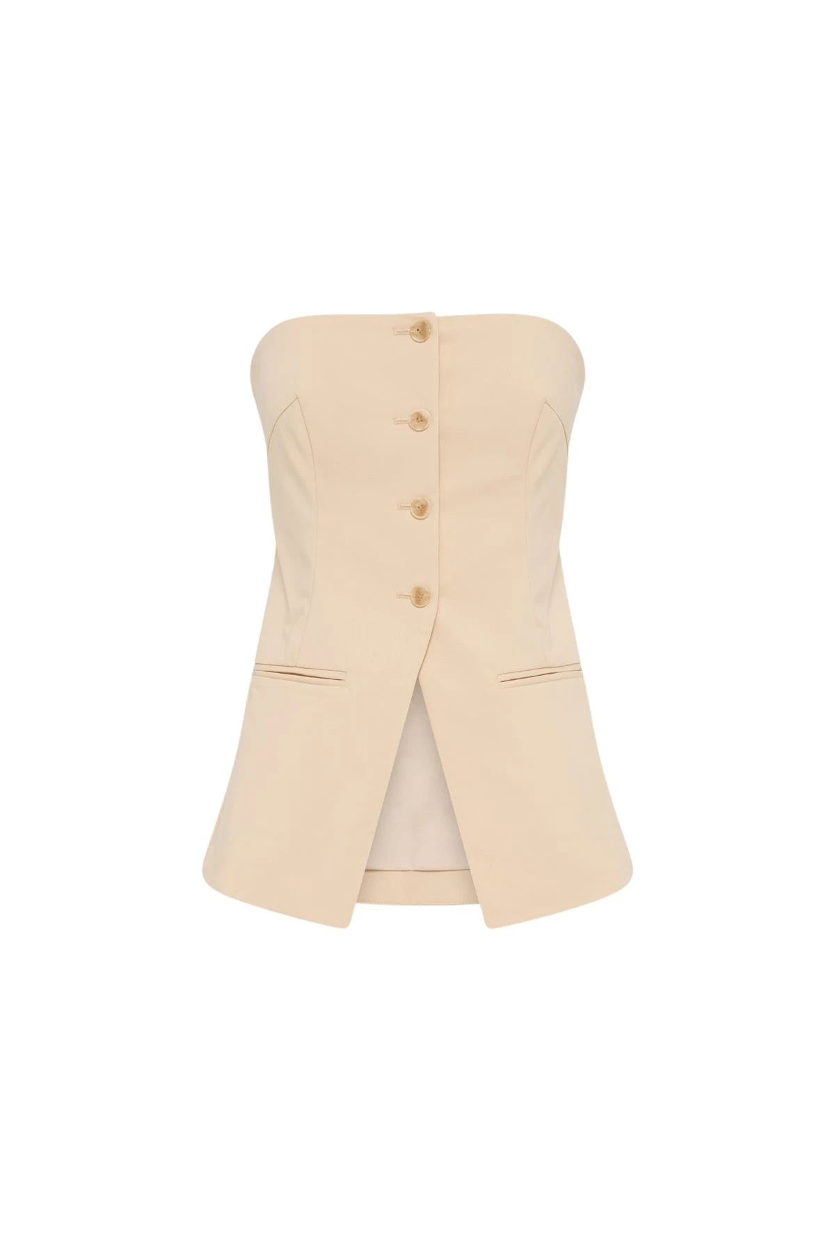 Shona-Joy-Lani-Strapless-Tailored-Top-Biscotti-2025-coveti44796_nobg Shona Joy Ivory Tops luxury Clothing from Luxury Handbags Marketplace