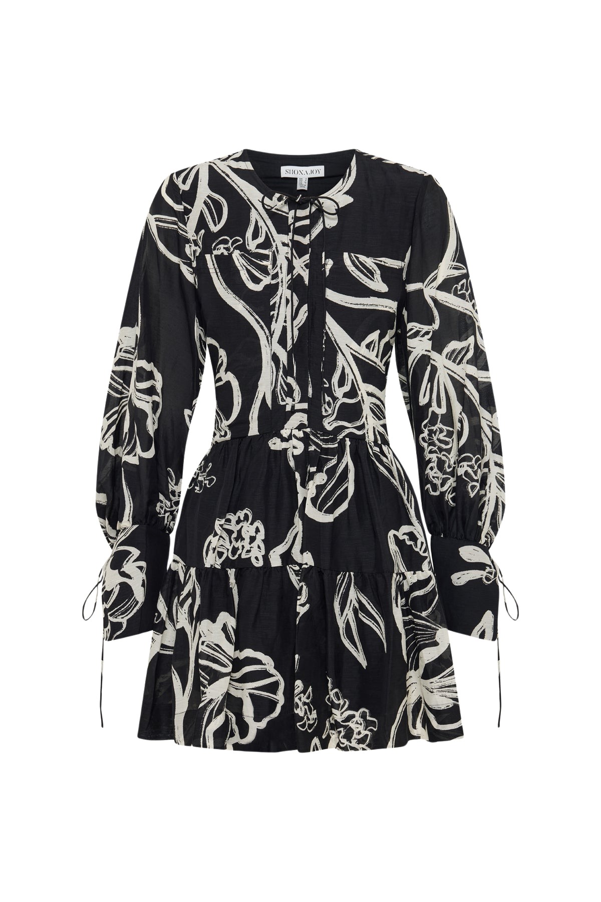 Shona Joy Lila Tiered Mini Dress