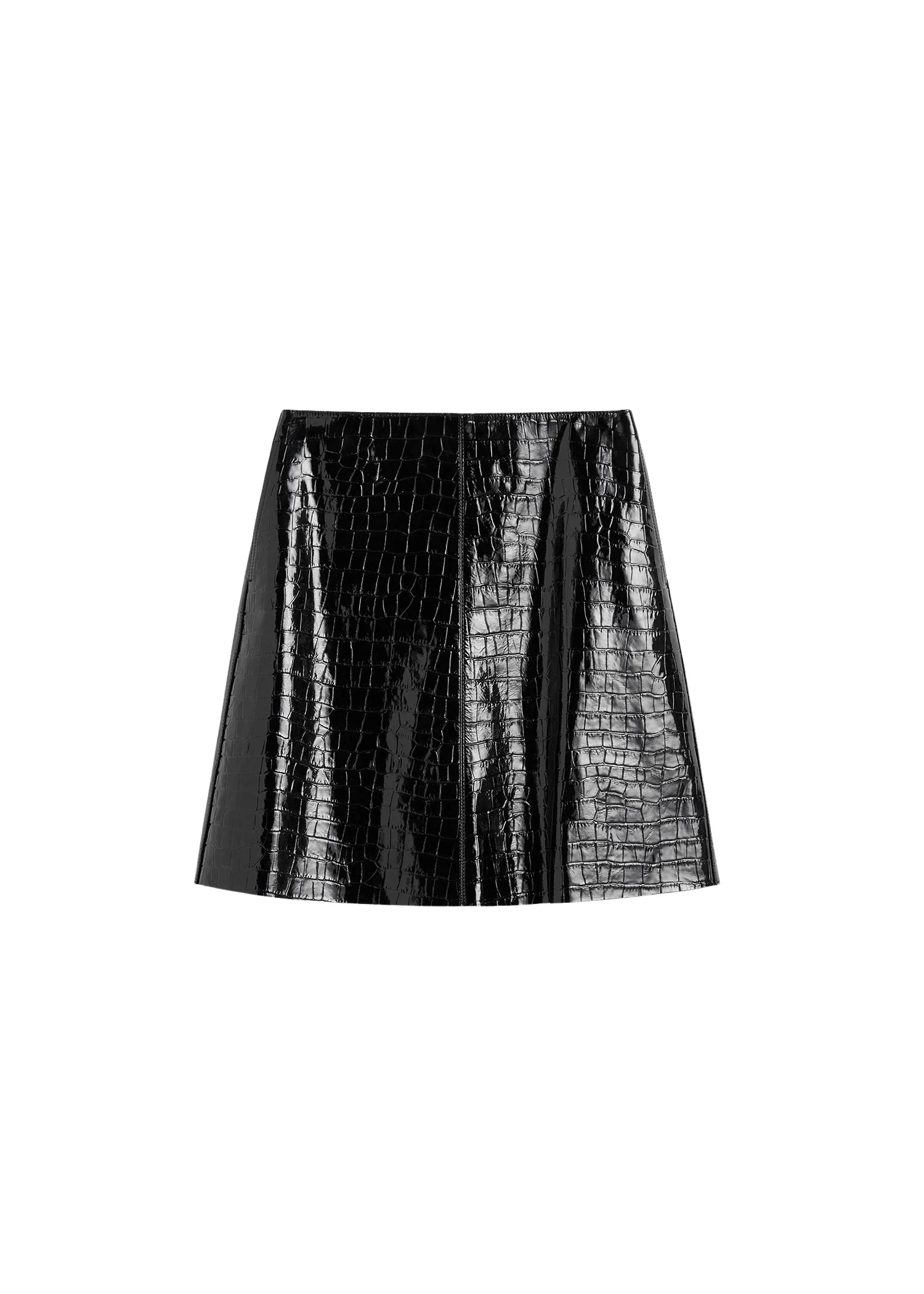 Toteme-Croco-embossed-skirt-black62523_nobg Toteme Skirt luxury Clothing from Luxury Handbags Marketplace