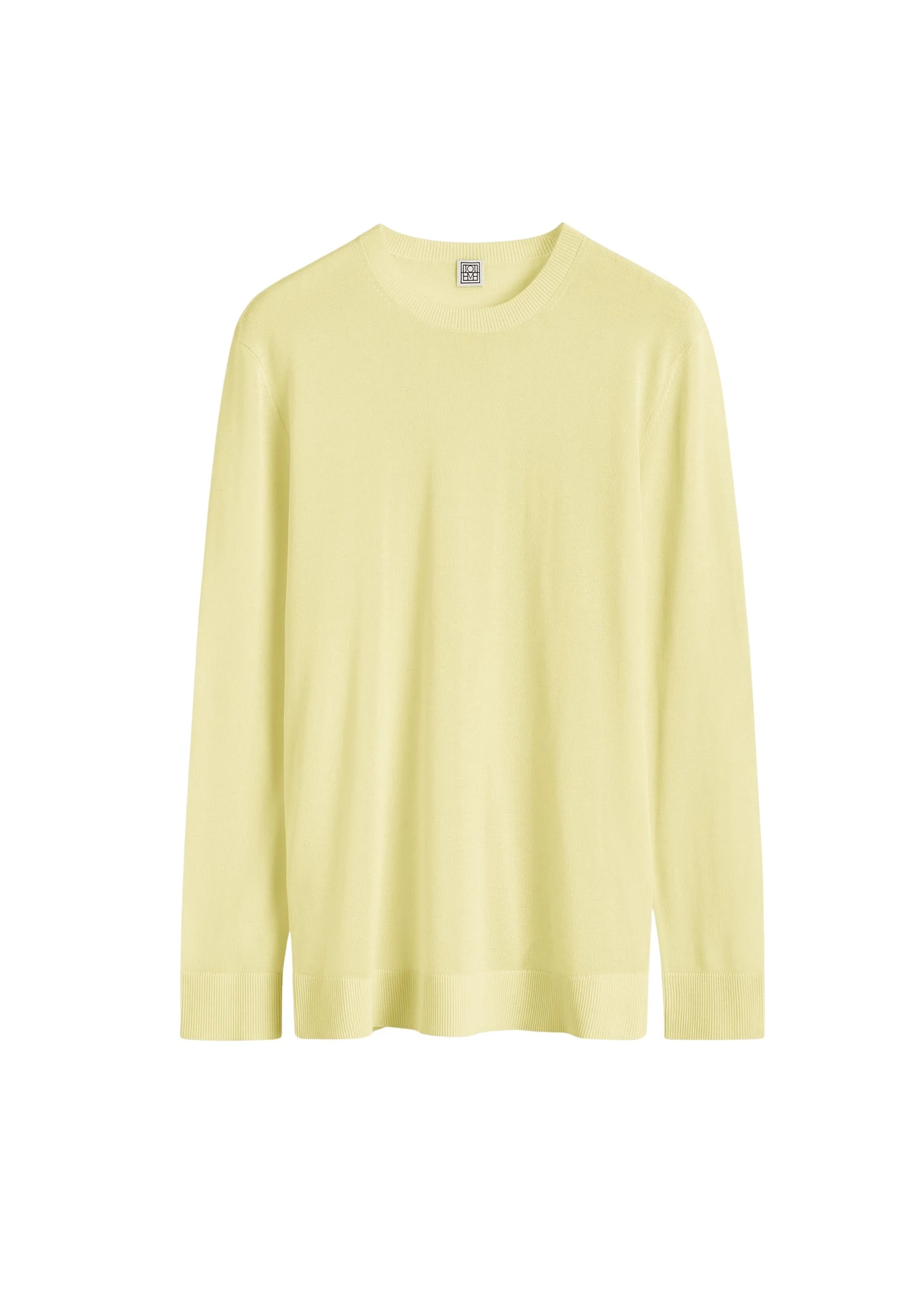 Toteme-Long-sleeve-tee-knit-straw89604_nobg Toteme toteme sweater luxury Clothing from Luxury Handbags Marketplace
