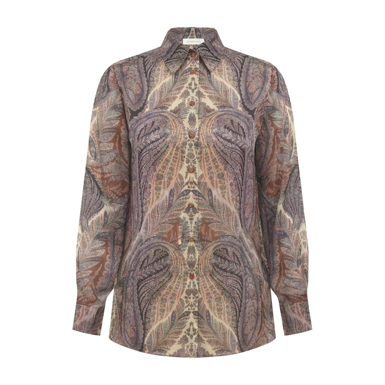 Elevate your elegance in this Zimmermann Tops   from the 2025 resort wear edit