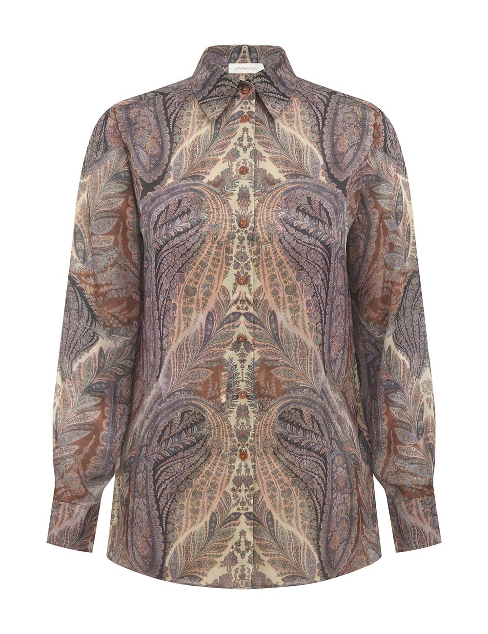 Zimmermann Hypnotic Satin Shirt