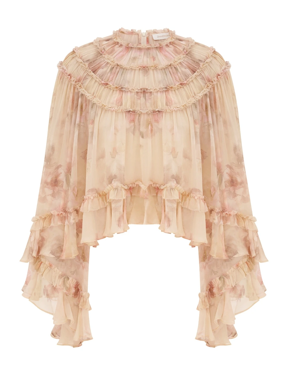 Zimmermann Hypnotic Shirred Blouse | Ready to Wear 2025 Collection Luxury Shoes Elevate your elegance in this Zimmermann Tops from the 2025 resort wear edit