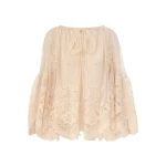 Zimmermann Hypnotic Tiered Lace Blouse | Ready to Wear 2025 Collection Luxury Shoes Elevate your elegance in this Zimmermann Tops from the 2025 resort wear edit