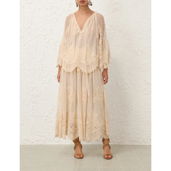 Elevate your elegance in this Zimmermann Tops   from the 2025 resort wear edit