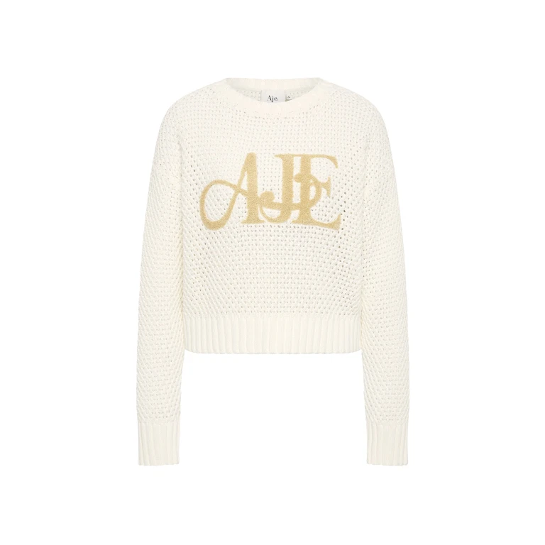 Aje Ivory Knitwear