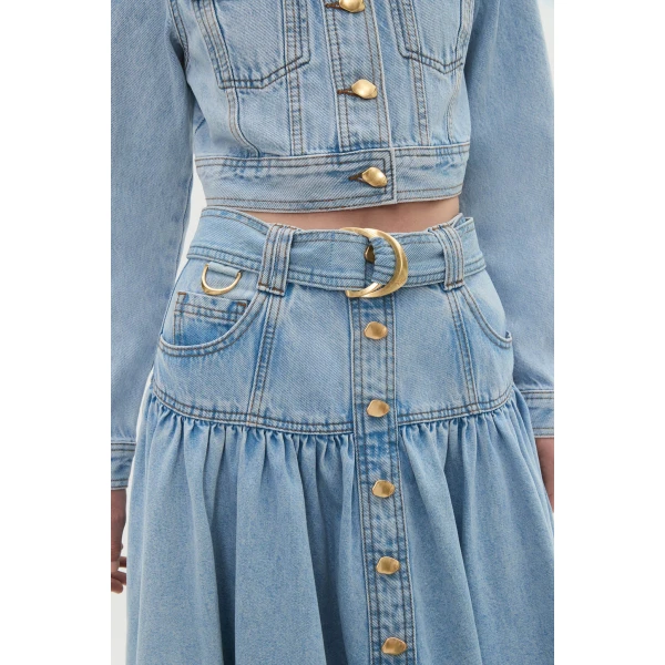 Aje clothing Aus Skirts – structured silhouette with raw femininity from Luxury Shoes 