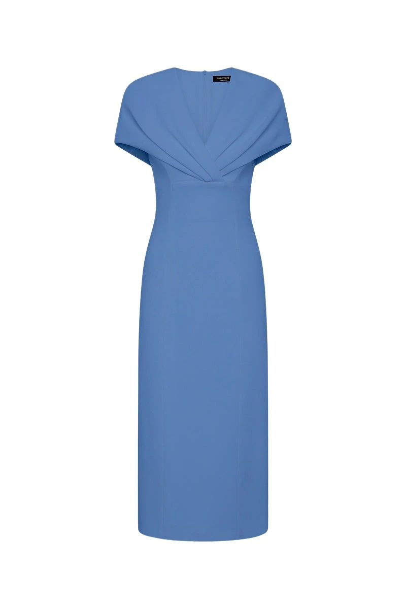 Carla-Zampatti-Atlas-Crepe-Tuck-Midi-Dress32585_nobg Carla Zampatti Dresses luxury Clothing from Luxury Handbags Marketplace