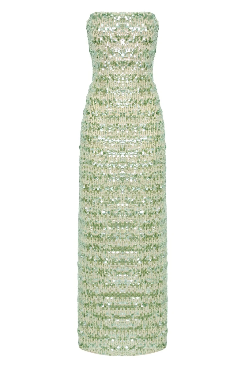 Carla-Zampatti-Celedon-Sequin-Strapless-Gown91507_nobg Carla Zampatti Dresses luxury Clothing from Luxury Handbags Marketplace