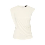 Carla-Zampatti-Cream-Jersey-Twist-Top25951_nobg Carla Zampatti Tops luxury Clothing from Luxury Handbags Marketplace