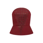 David Koma Croc Rhinestone Embroidery Strapless Top