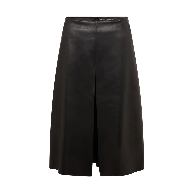 David Koma Leather Culottes