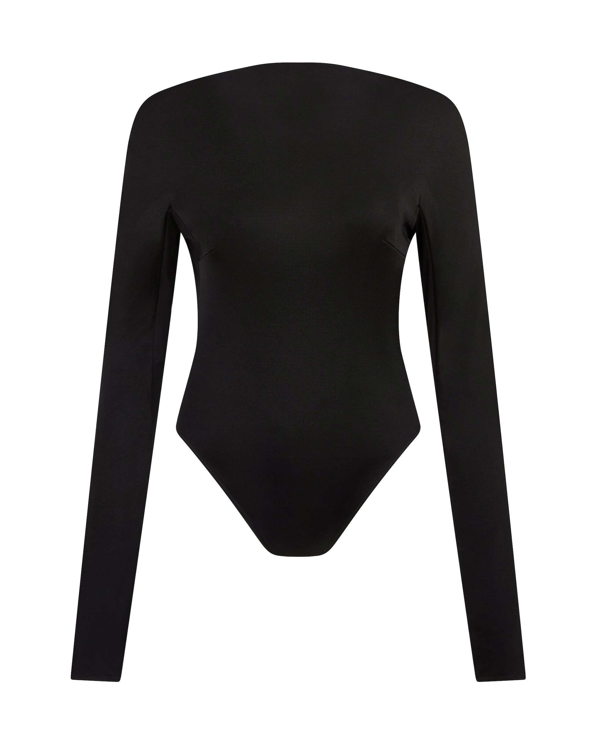 David Koma Open Back Bodysuit In Black David Koma Open Back Bodysuit In Black