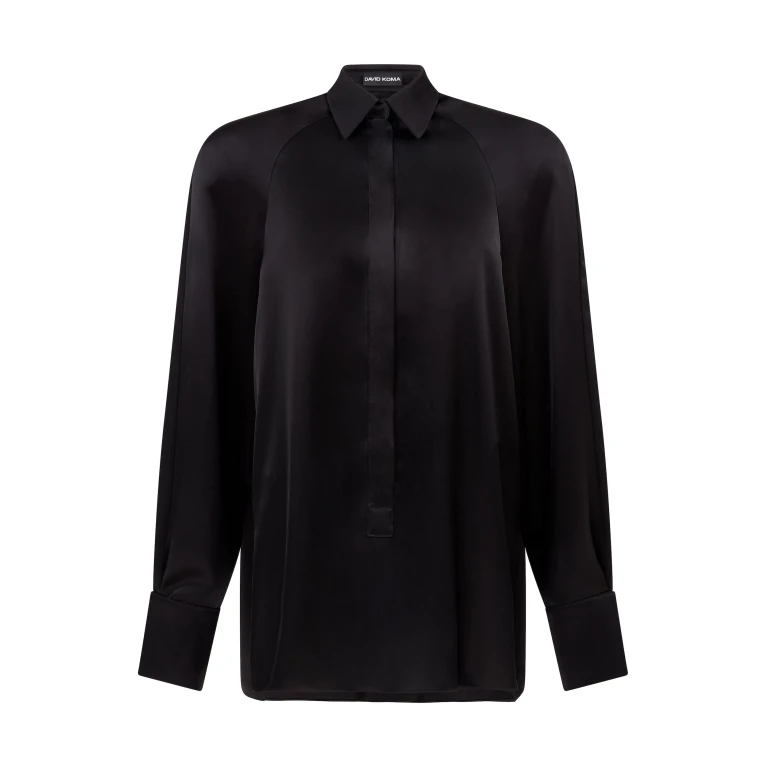 David Koma Satin Shirt