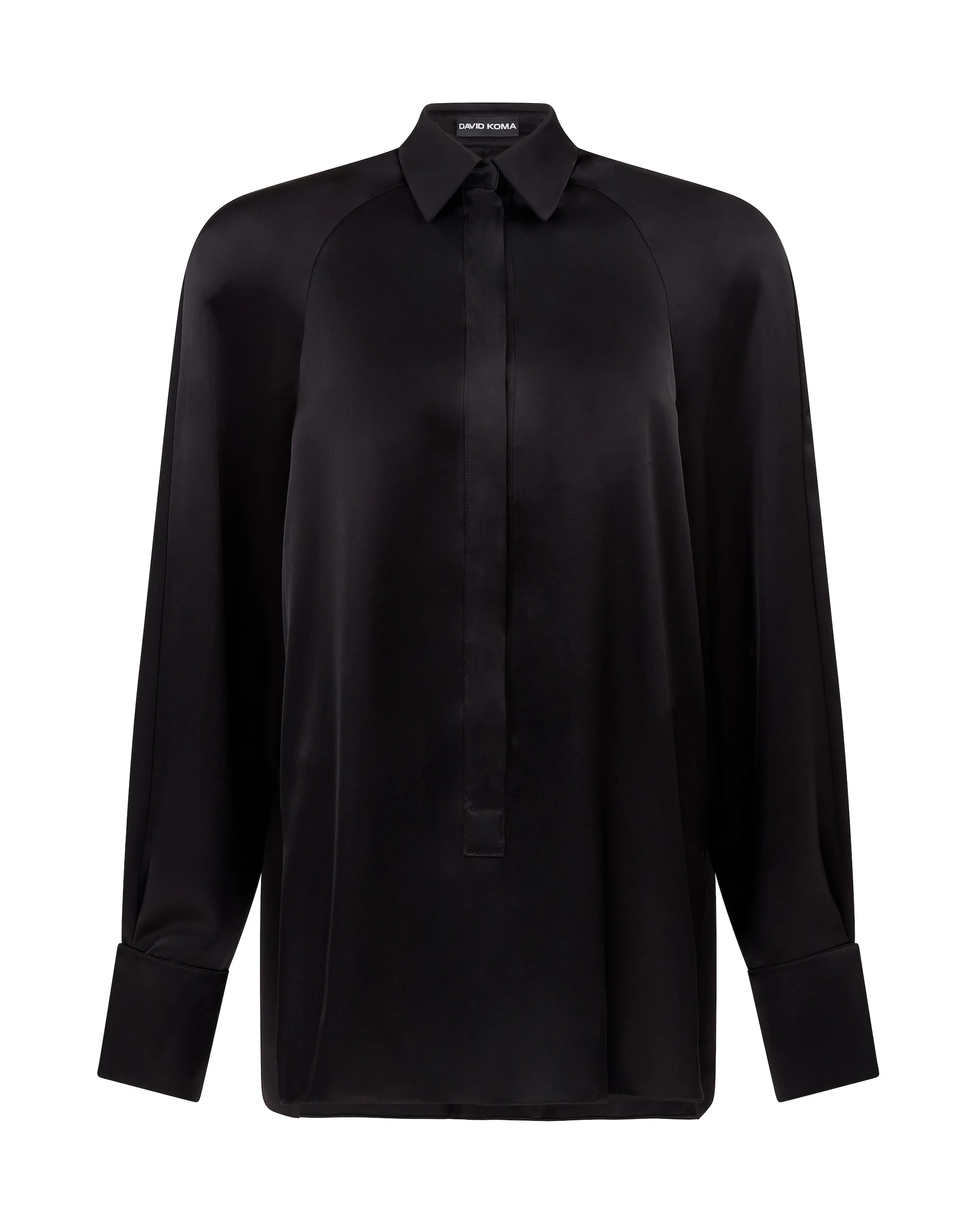 David Koma Satin Shirt David Koma Satin Shirt